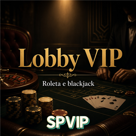 Lobby de roleta e blackjack