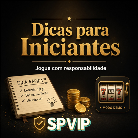 Dicas para iniciantes — jogue com responsabilidade